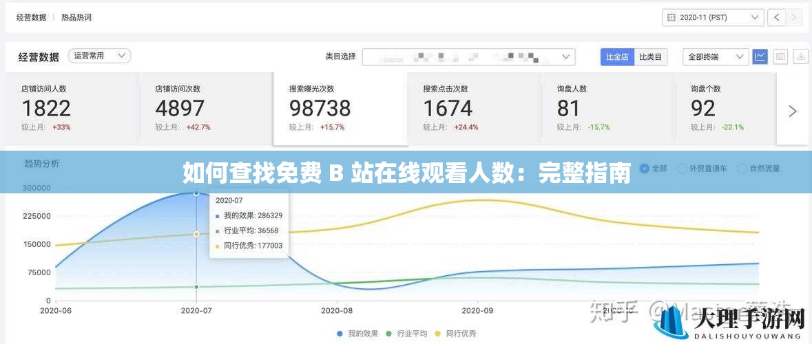 如何查找免费 B 站在线观看人数：完整指南