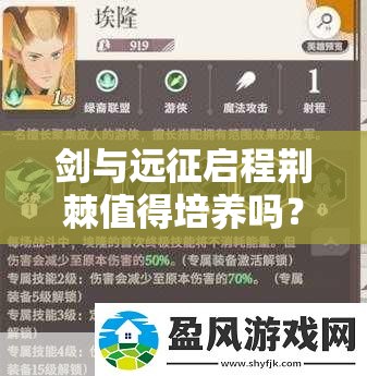 剑与远征启程荆棘值得培养吗？深度解析与培养建议