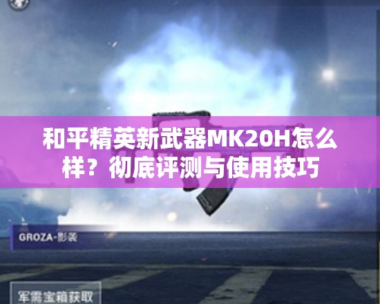 和平精英新武器MK20H怎么样？彻底评测与使用技巧